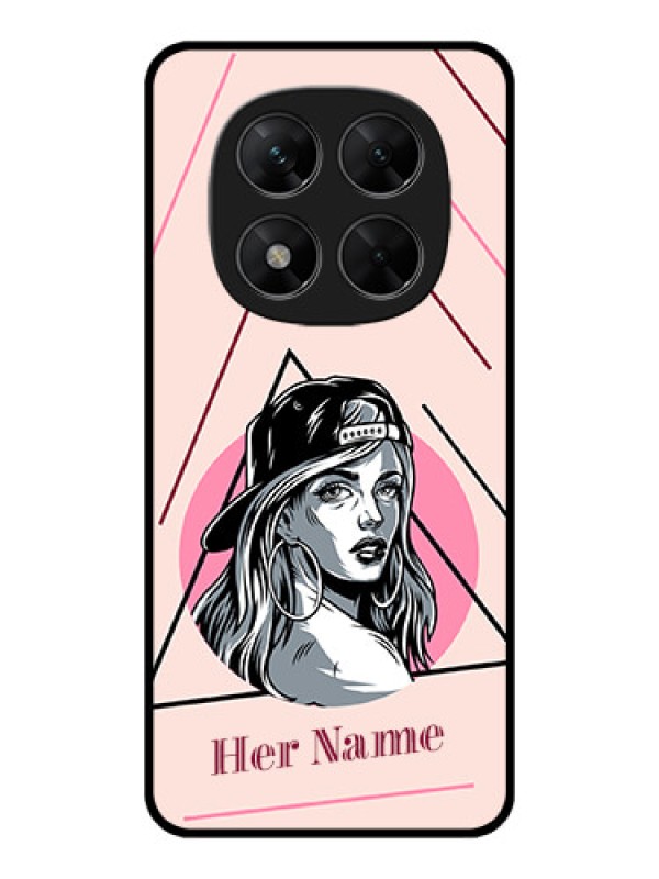 Custom Redmi Note 14 Pro 5G Custom Metal Phone CaseRockstar Girl Design