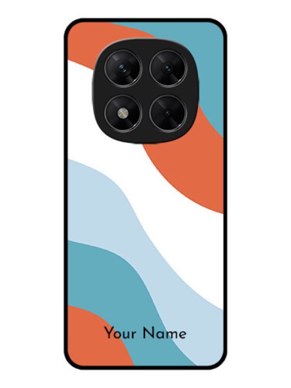 Custom Redmi Note 14 Pro 5G Custom Metal Phone CaseColoured Waves Design