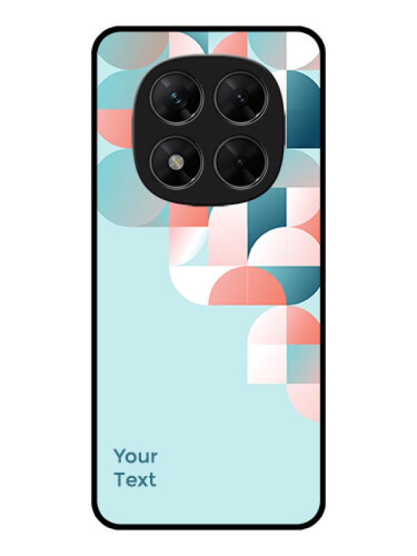 Custom Redmi Note 14 Pro 5G Custom Metal Phone CaseStylish Semi - Circle Pattern Design