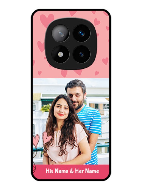 Custom Redmi Note 14 Pro Plus 5G Custom Metal Phone CaseLove Design Peach Color