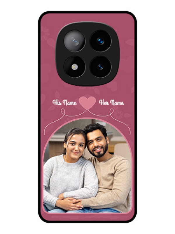 Custom Redmi Note 14 Pro Plus 5G Custom Metal Phone CaseLove Floral Design