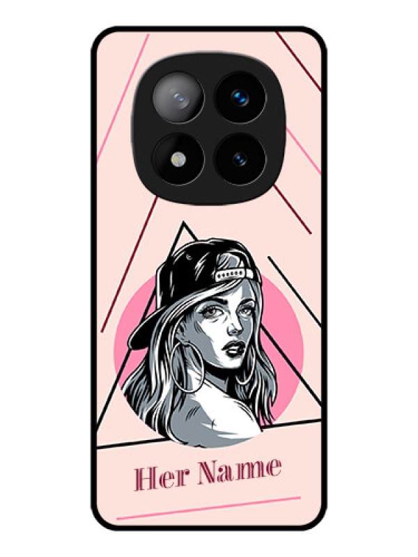 Custom Redmi Note 14 Pro Plus 5G Custom Metal Phone CaseRockstar Girl Design