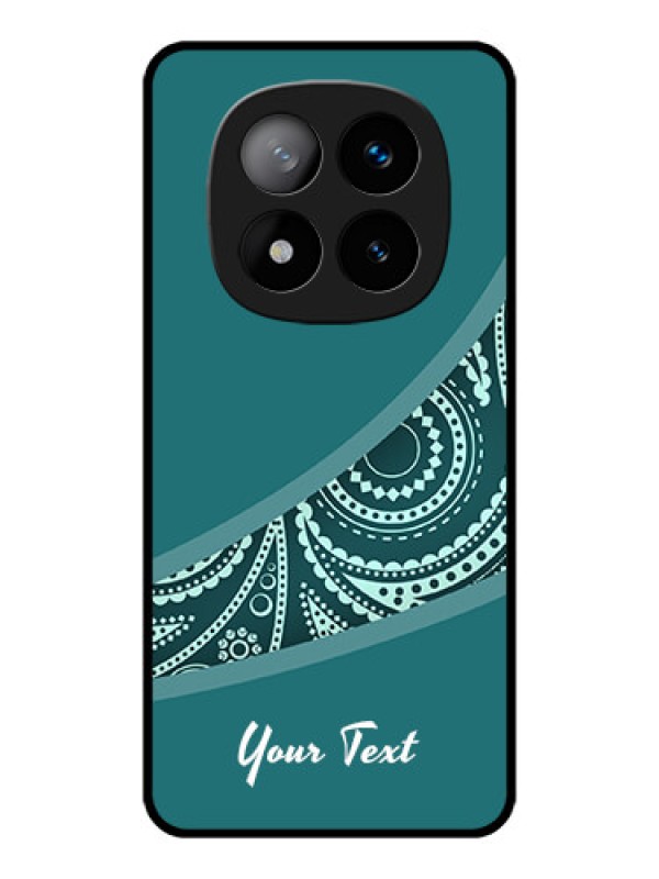 Custom Redmi Note 14 Pro Plus 5G Custom Metal Phone CaseSemi Visible Floral Design