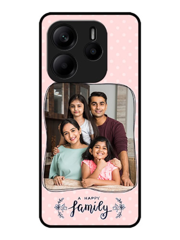 Custom Redmi Note 14 SE 5G Custom Metal Phone Case - Family With Dots Design