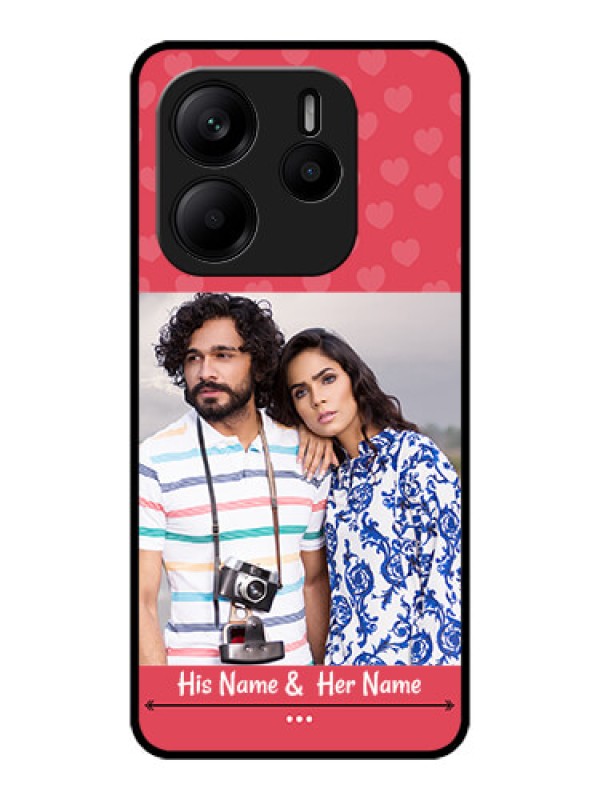 Custom Redmi Note 14 SE 5G Custom Metal Phone Case - Simple Love Design