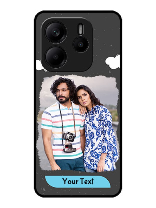 Custom Redmi Note 14 SE 5G Custom Metal Phone Case - Splashes With Love Doodles Design