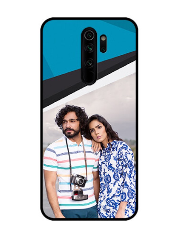 Custom Redmi Note 8 Pro Custom Metal Phone Case - Simple Pattern Photo Upload Design