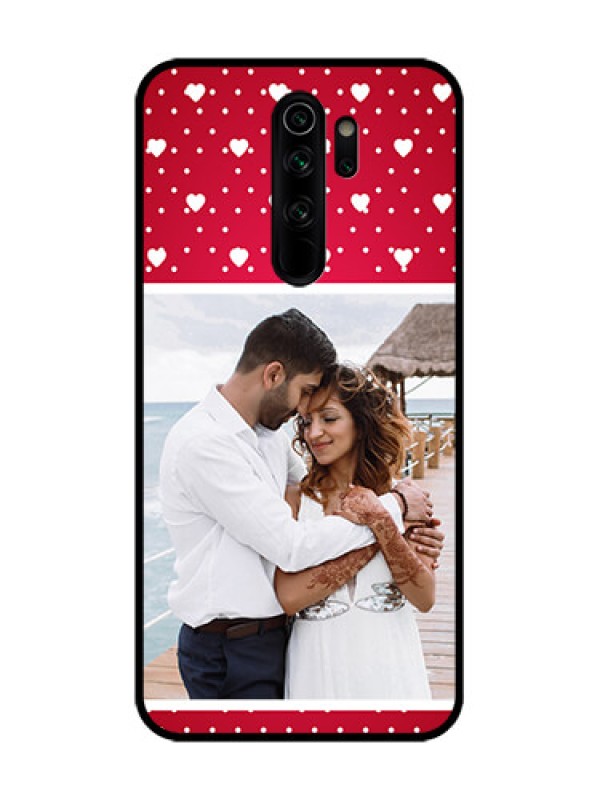 Custom Redmi Note 8 Pro Custom Metal Phone Case - Hearts Mobile Case Design