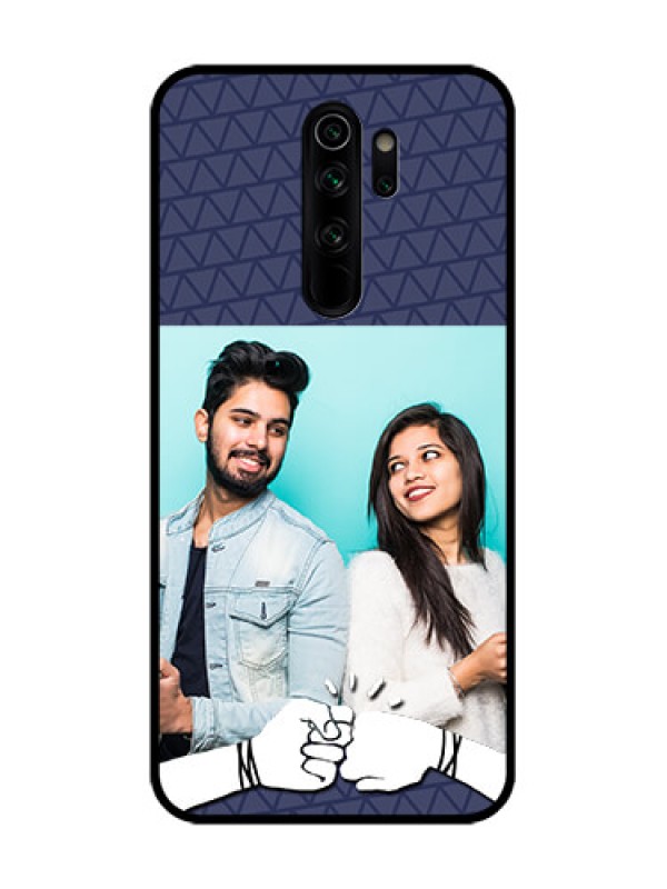 Custom Redmi Note 8 Pro Custom Metal Phone Case - With Best Friends Design