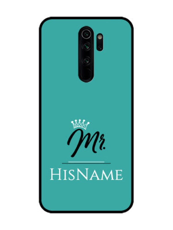 Custom Redmi Note 8 Pro Custom Metal Phone Case - Mr With Name Design