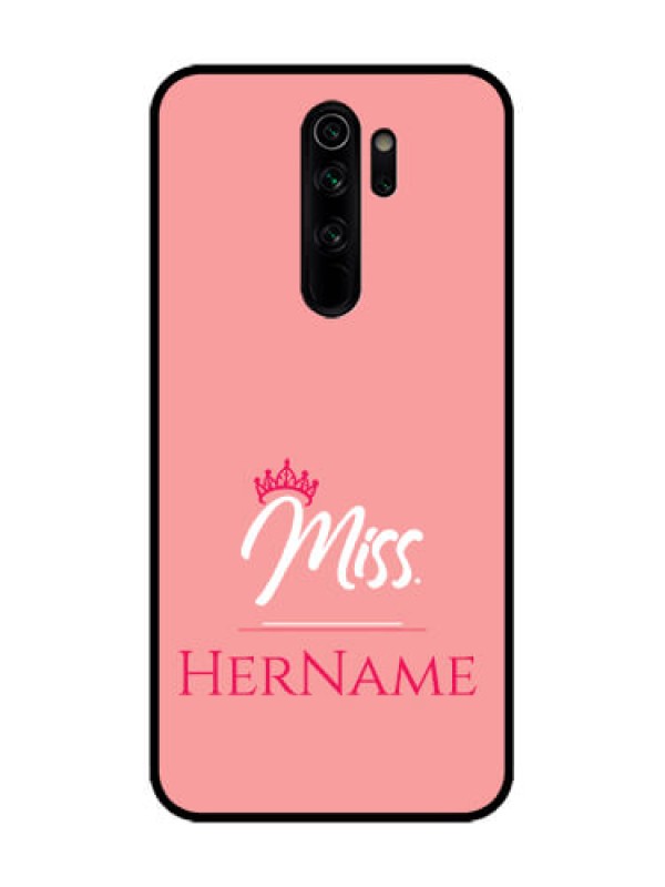 Custom Redmi Note 8 Pro Custom Metal Phone Case - Mrs With Name Design