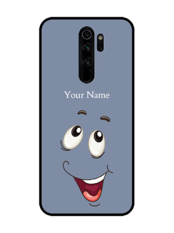 Custom Redmi Note 8 Pro Custom Metal Phone Case - Laughing Cartoon Face Design