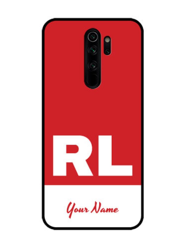 Custom Redmi Note 8 Pro Custom Metal Phone Case - Dual Tone Custom Text Design