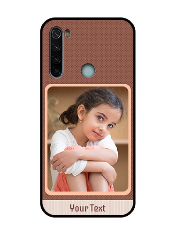 Custom Redmi Note 8 Custom Metal Phone Case - Simple Pic Upload Design