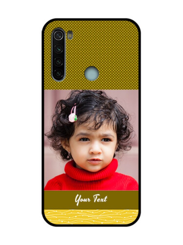 Custom Redmi Note 8 Custom Metal Phone Case - Simple Green Color Design