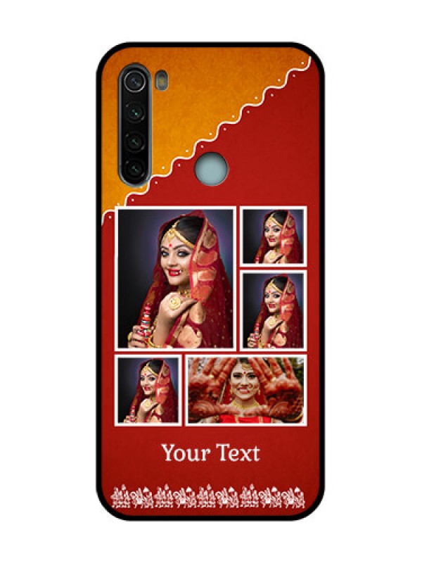 Custom Redmi Note 8 Custom Metal Phone Case - Wedding Pic Upload Design