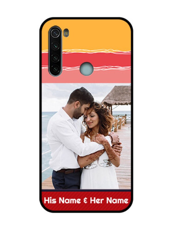 Custom Redmi Note 8 Custom Metal Phone Case - Colorful Case Design