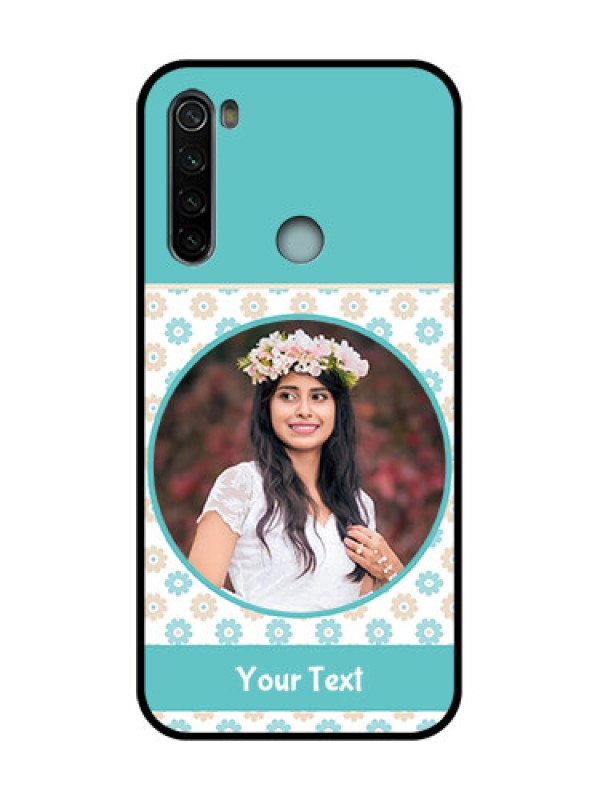 Custom Redmi Note 8 Custom Metal Phone Case - Beautiful Flowers Design