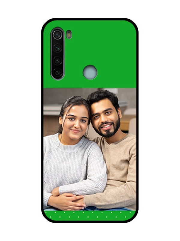Custom Redmi Note 8 Custom Metal Phone Case - Green Pattern Design
