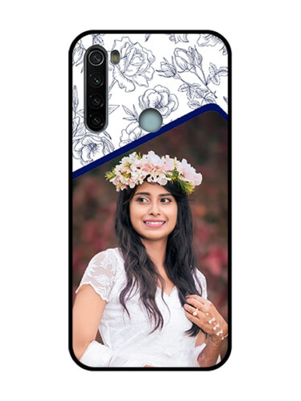 Custom Redmi Note 8 Custom Metal Phone Case - Classy Floral Design