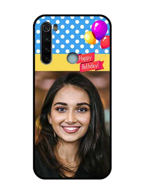 Custom Redmi Note 8 Custom Metal Phone Case - Happy Birthday Design