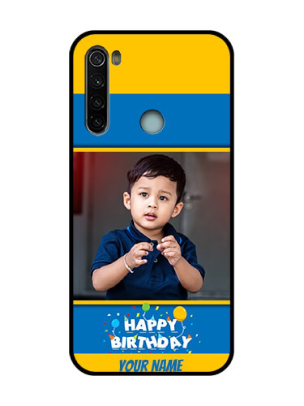 Custom Redmi Note 8 Custom Metal Phone Case - Birthday Wishes Design