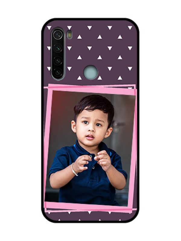 Custom Redmi Note 8 Custom Metal Phone Case - Triangle Pattern Dotted Design