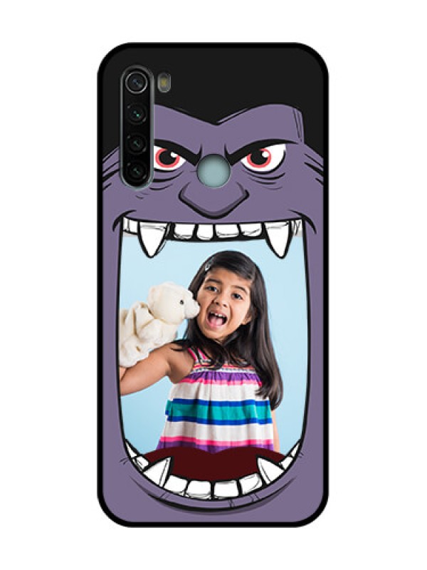 Custom Redmi Note 8 Custom Metal Phone Case - Angry Monster Design