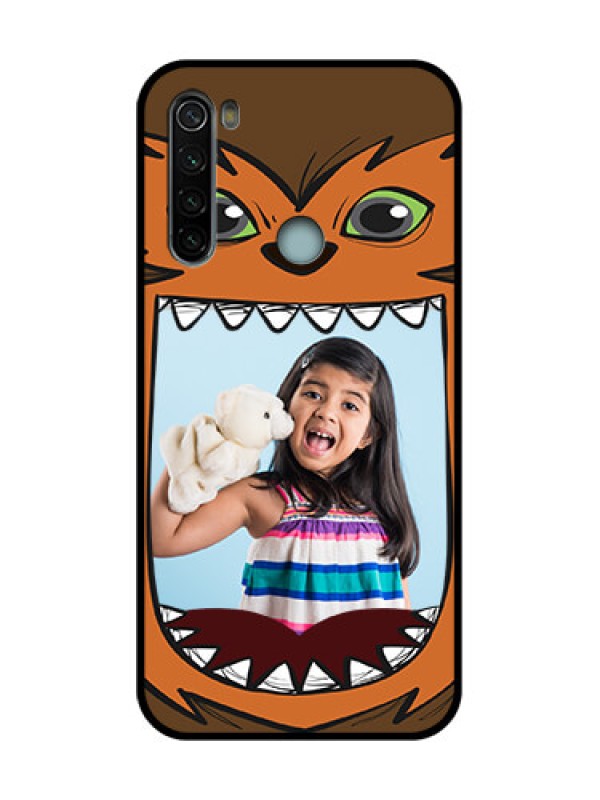 Custom Redmi Note 8 Custom Metal Phone Case - Owl Monster Back Case Design