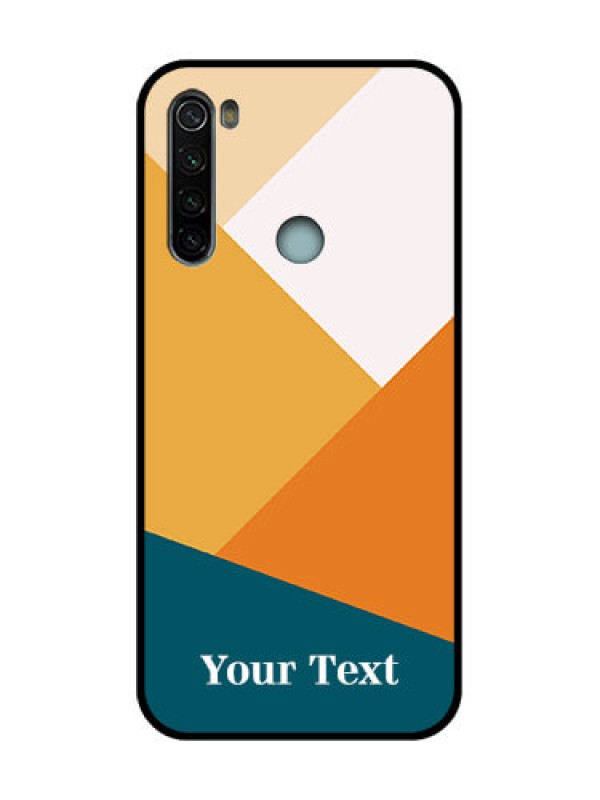 Custom Redmi Note 8 Custom Metal Phone Case - Stacked Multi - Colour Design
