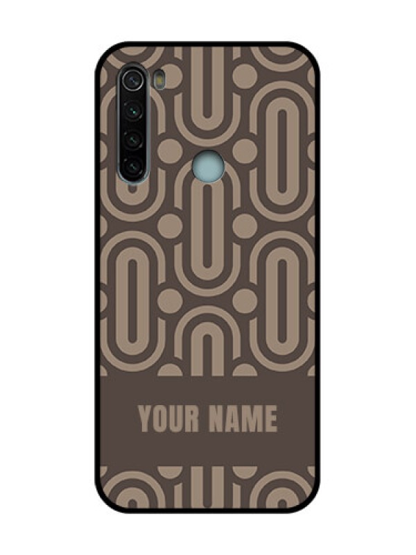 Custom Redmi Note 8 Custom Metal Phone Case - Captivating Zero Pattern Design