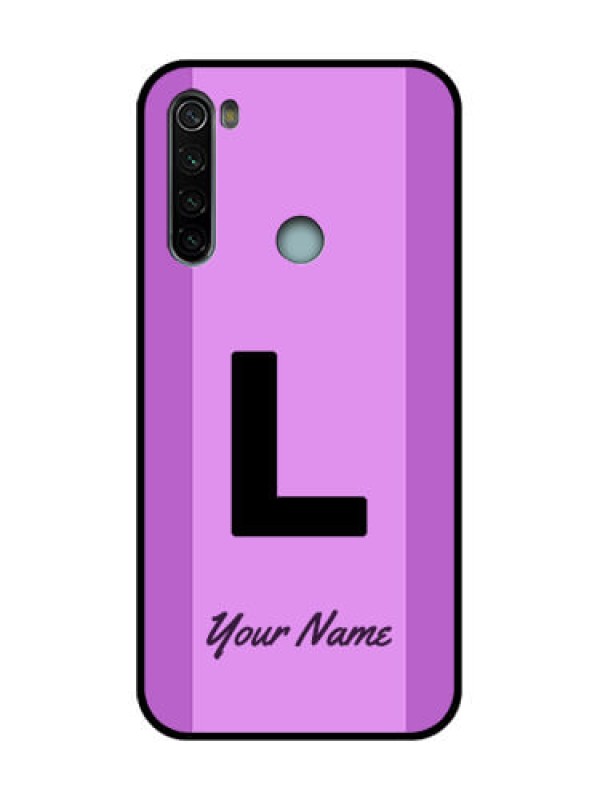 Custom Redmi Note 8 Custom Metal Phone Case - Tricolor Custom Text Design