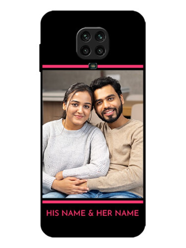Custom Redmi Note 9 Pro Max Custom Metal Phone Case - With Add Text Design