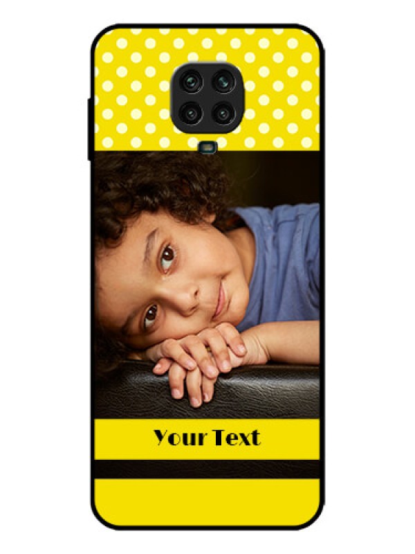 Custom Redmi Note 9 Pro Max Custom Metal Phone Case - Bright Yellow Case Design