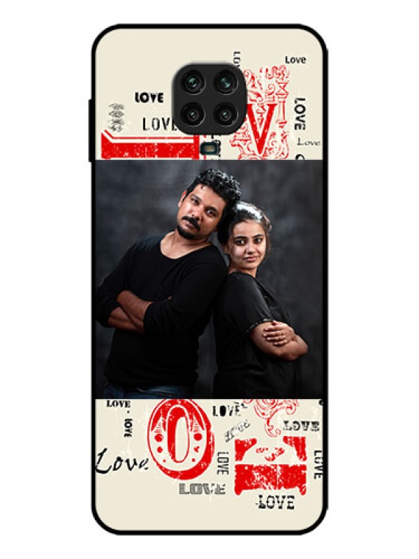 Custom Redmi Note 9 Pro Max Custom Metal Phone Case - Trendy Love Design Case