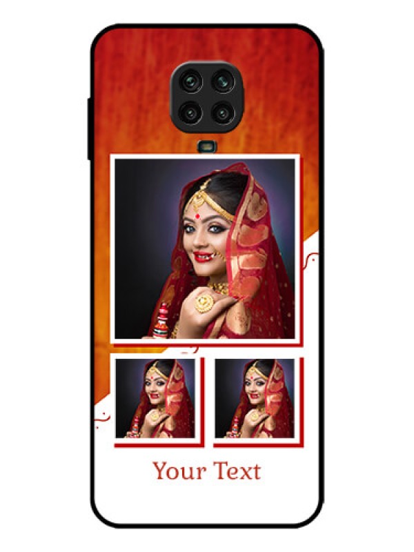 Custom Redmi Note 9 Pro Max Custom Metal Phone Case - Wedding Memories Design