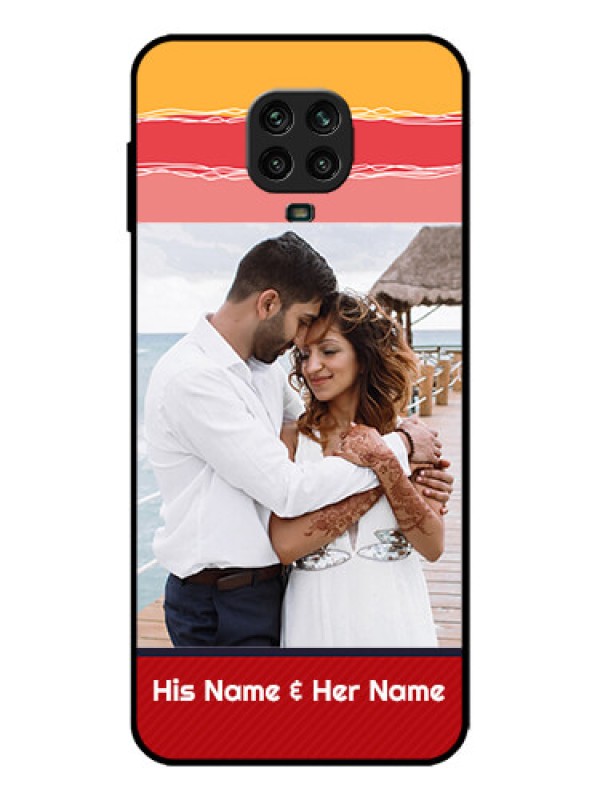 Custom Redmi Note 9 Pro Max Custom Metal Phone Case - Colorful Case Design