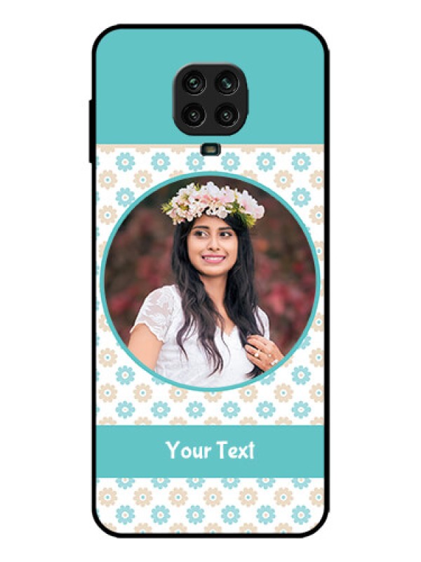 Custom Redmi Note 9 Pro Max Custom Metal Phone Case - Beautiful Flowers Design