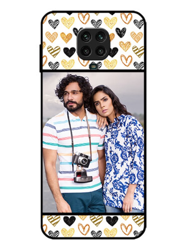 Custom Redmi Note 9 Pro Max Custom Metal Phone Case - Love Symbol Design