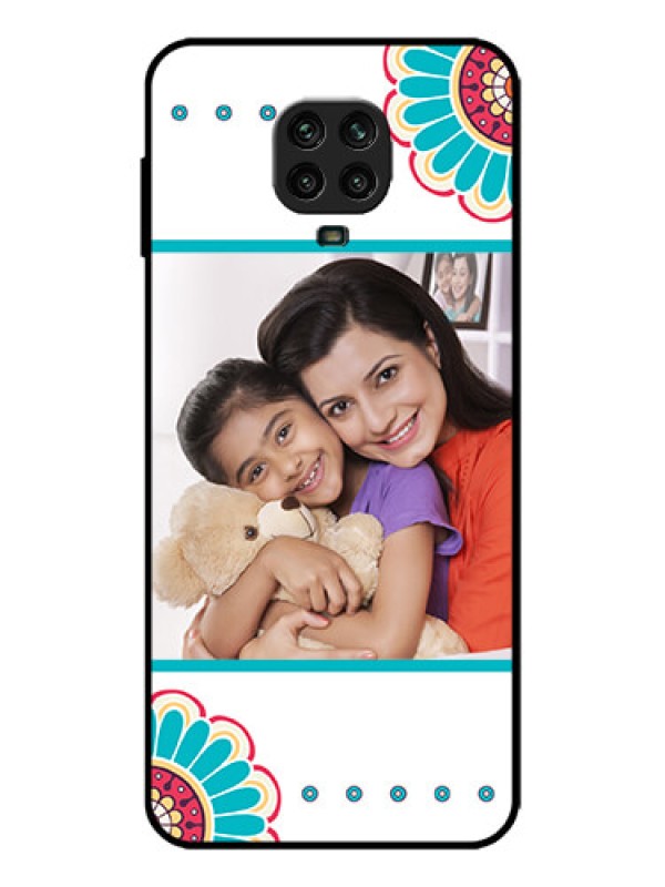 Custom Redmi Note 9 Pro Max Custom Metal Phone Case - Flower Design