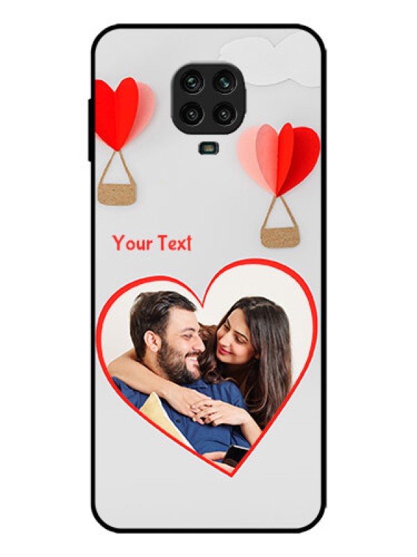 Custom Redmi Note 9 Pro Max Custom Metal Phone Case - Parachute Love Design