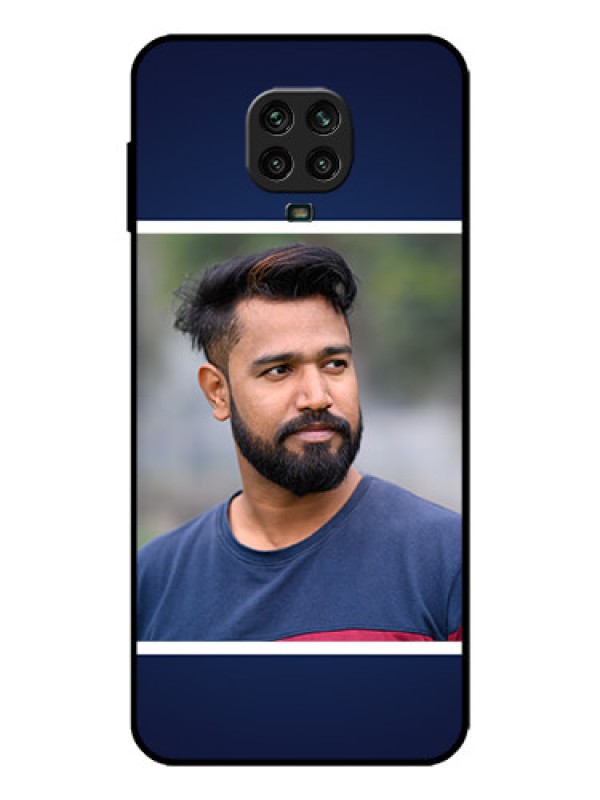 Custom Redmi Note 9 Pro Max Custom Metal Phone Case - Simple Royal Blue Design