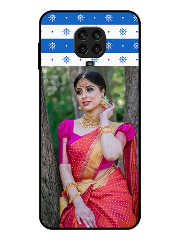 Custom Redmi Note 9 Pro Max Custom Metal Phone Case - Snow Pattern Design