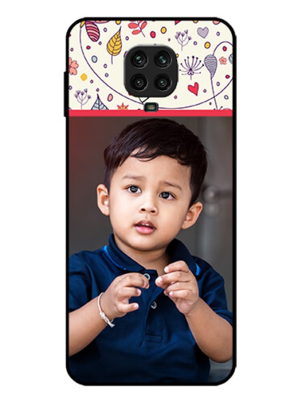Custom Redmi Note 9 Pro Max Custom Metal Phone Case - Premium Floral Design