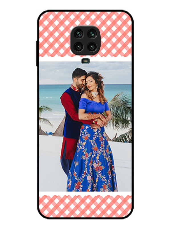 Custom Redmi Note 9 Pro Max Custom Metal Phone Case - Pink Pattern Design