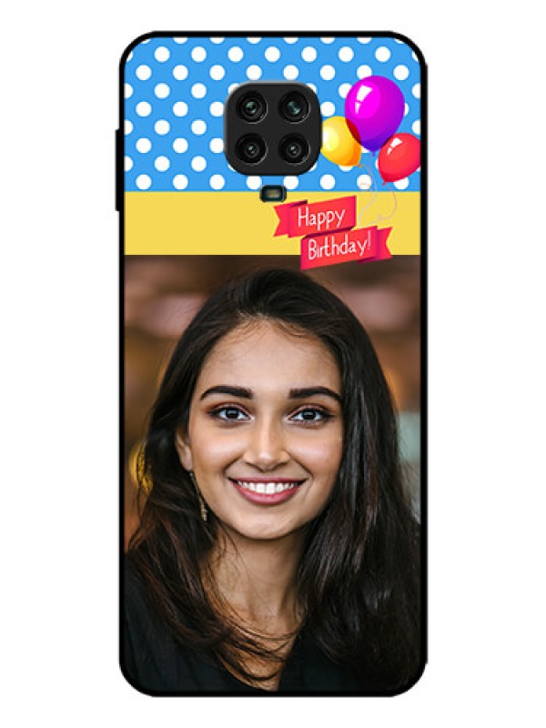 Custom Redmi Note 9 Pro Max Custom Metal Phone Case - Happy Birthday Design