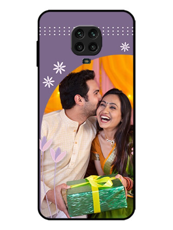 Custom Redmi Note 9 Pro Max Custom Metal Phone Case - Lavender Flowers Design