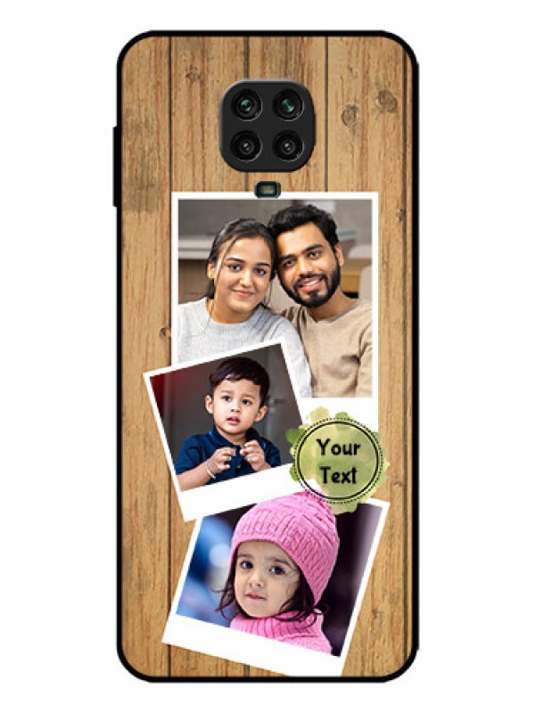 Custom Redmi Note 9 Pro Max Custom Metal Phone Case - Wooden Texture Design