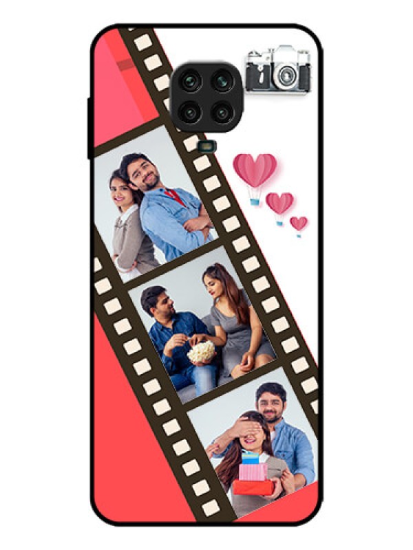 Custom Redmi Note 9 Pro Max Custom Metal Phone Case - 3 Image Holder With Film Reel
