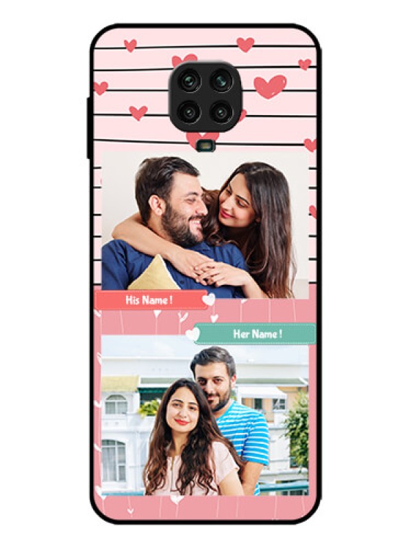 Custom Redmi Note 9 Pro Max Custom Metal Phone Case - Photo With Heart Design